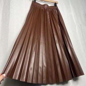 Sincerely Jules Chocolate A-Line Skirt